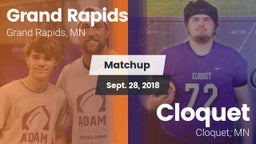 Matchup: Grand Rapids High vs. Cloquet  2018