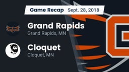 Recap: Grand Rapids  vs. Cloquet  2018