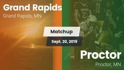 Matchup: Grand Rapids High vs. Proctor  2019