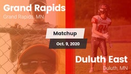 Matchup: Grand Rapids High vs. Duluth East  2020