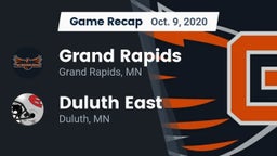 Recap: Grand Rapids  vs. Duluth East  2020