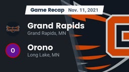 Recap: Grand Rapids  vs. Orono  2021