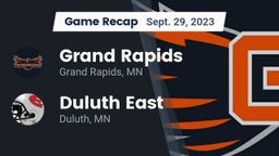 Recap: Grand Rapids  vs. Duluth East  2023