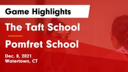 The Taft School vs Pomfret School Game Highlights - Dec. 8, 2021