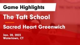 The Taft School vs Sacred Heart Greenwich Game Highlights - Jan. 28, 2023
