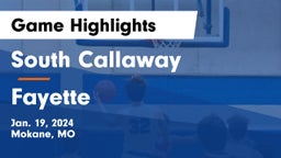 South Callaway  vs Fayette  Game Highlights - Jan. 19, 2024