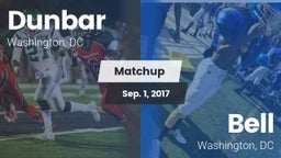Matchup: Dunbar  vs. Bell  2017