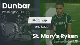 Matchup: Dunbar  vs. St. Mary's Ryken  2017