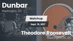 Matchup: Dunbar  vs. Theodore Roosevelt  2017