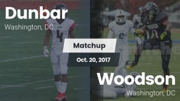 Matchup: Dunbar  vs. Woodson  2017