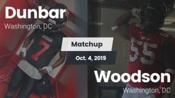 Matchup: Dunbar  vs. Woodson  2019