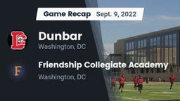 Recap: Dunbar  vs. Friendship Collegiate Academy  2022