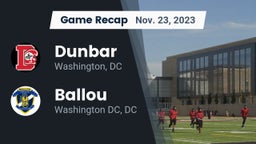 Recap: Dunbar  vs. Ballou  2023