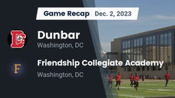 Recap: Dunbar  vs. Friendship Collegiate Academy  2023
