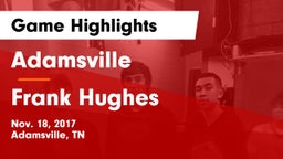 Adamsville  vs Frank Hughes Game Highlights - Nov. 18, 2017