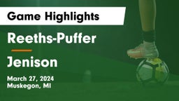 Reeths-Puffer  vs Jenison   Game Highlights - March 27, 2024