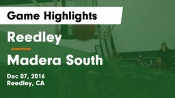 Reedley  vs Madera South  Game Highlights - Dec 07, 2016