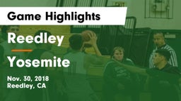 Reedley  vs Yosemite  Game Highlights - Nov. 30, 2018