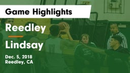 Reedley  vs Lindsay  Game Highlights - Dec. 5, 2018
