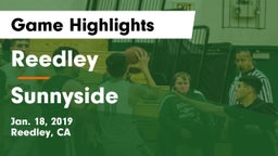 Reedley  vs Sunnyside  Game Highlights - Jan. 18, 2019