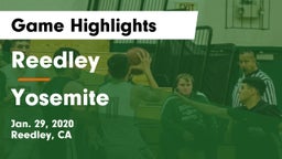 Reedley  vs Yosemite  Game Highlights - Jan. 29, 2020