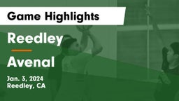 Reedley  vs Avenal  Game Highlights - Jan. 3, 2024