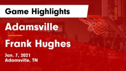 Adamsville  vs Frank Hughes Game Highlights - Jan. 7, 2021