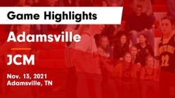 Adamsville  vs JCM Game Highlights - Nov. 13, 2021