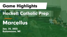 Hackett Catholic Prep vs Marcellus  Game Highlights - Jan. 24, 2023