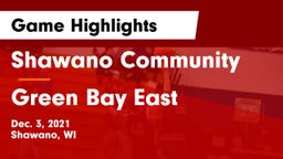Shawano Community  vs Green Bay East  Game Highlights - Dec. 3, 2021