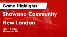 Shawano Community  vs New London  Game Highlights - Jan. 14, 2023