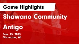 Shawano Community  vs Antigo  Game Highlights - Jan. 23, 2023