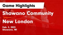 Shawano Community  vs New London  Game Highlights - Feb. 3, 2023