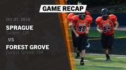 Recap: Sprague  vs. Forest Grove  2016