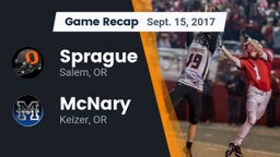 Recap: Sprague  vs. McNary  2017