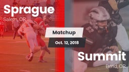 Matchup: Sprague  vs. Summit  2018