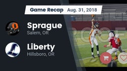 Recap: Sprague  vs. Liberty  2018