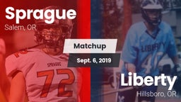 Matchup: Sprague  vs. Liberty  2019