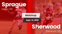 Matchup: Sprague  vs. Sherwood  2019