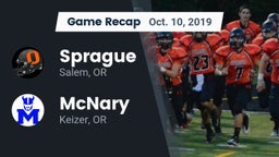 Recap: Sprague  vs. McNary  2019