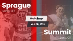 Matchup: Sprague  vs. Summit  2019