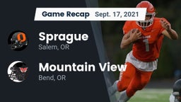 Recap: Sprague  vs. Mountain View  2021