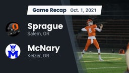 Recap: Sprague  vs. McNary  2021