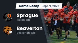 Recap: Sprague  vs. Beaverton  2022