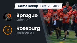 Recap: Sprague  vs. Roseburg  2022