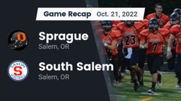 Recap: Sprague  vs. South Salem  2022