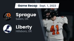 Recap: Sprague  vs. Liberty  2023