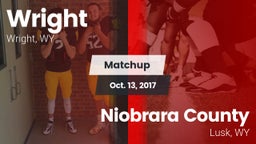 Matchup: Wright  vs. Niobrara County  2017