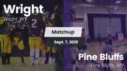 Matchup: Wright  vs. Pine Bluffs  2018