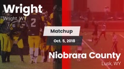 Matchup: Wright  vs. Niobrara County  2018